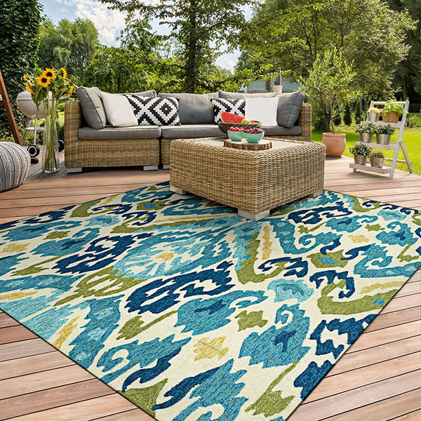 Covington Delfina Azure Lemon by Couristan - Image 2